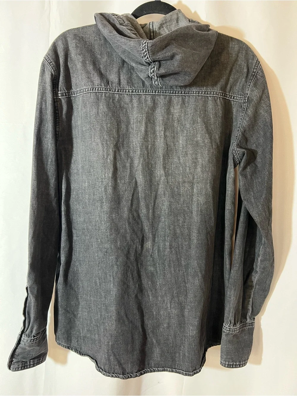 True Religion Men’s Hoodie Shirt Jacket Horseshoe Y2K Sz L Streetwear Skater